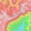 Mappa topografica Raven Rock, altitudine, rilievo