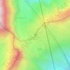 Mappa topografica Lötschenpass, altitudine, rilievo