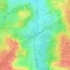 Mappa topografica Robin Hood Gate, altitudine, rilievo