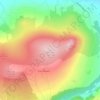 Mappa topografica Mynydd Carningli, altitudine, rilievo