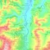 Mappa topografica Roncole, altitudine, rilievo