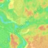 Mappa topografica Пинега, altitudine, rilievo