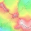 Mappa topografica Pollux, altitudine, rilievo