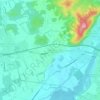 Mappa topografica Prat, altitudine, rilievo