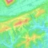 Mappa topografica Arfanta, altitudine, rilievo