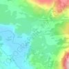 Mappa topografica Mirlović Polje, altitudine, rilievo