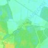 Mappa topografica Вохоново, altitudine, rilievo