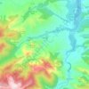 Mappa topografica Matute, altitudine, rilievo