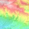 Mappa topografica Serrastretta, altitudine, rilievo