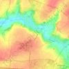 Mappa topografica Chavenay, altitudine, rilievo