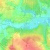 Mappa topografica Кострово, altitudine, rilievo