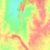 Mappa topografica Murringo, altitudine, rilievo