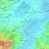 Mappa topografica Dankmarshausen, altitudine, rilievo