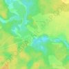 Mappa topografica Чикино, altitudine, rilievo