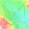 Mappa topografica شهر مشهد, altitudine, rilievo