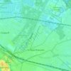 Mappa topografica Schwachhausen, altitudine, rilievo