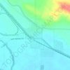 Mappa topografica Fort Laramie, altitudine, rilievo