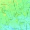 Mappa topografica Certosa di Pavia, altitudine, rilievo