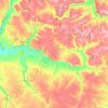 Mappa topografica Чембар, altitudine, rilievo