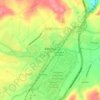 Mappa topografica Reinosa, altitudine, rilievo