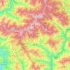 Mappa topografica Chakrata, altitudine, rilievo