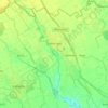 Mappa topografica Landriano, altitudine, rilievo