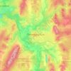 Mappa topografica Первоуральск, altitudine, rilievo