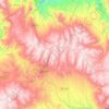 Mappa topografica Chiara, altitudine, rilievo