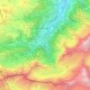 Mappa topografica Champéry, altitudine, rilievo