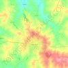Mappa topografica Vitigudino, altitudine, rilievo