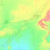 Mappa topografica Kénadsa, altitudine, rilievo
