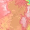 Mappa topografica Great Lake, altitudine, rilievo