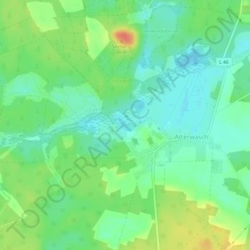 Mappa topografica 03172, altitudine, rilievo