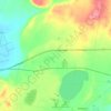 Mappa topografica Buckley, altitudine, rilievo