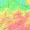 Mappa topografica Beek, altitudine, rilievo