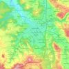 Mappa topografica Bayreuth, altitudine, rilievo