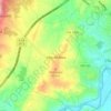 Mappa topografica Vale de Anta, altitudine, rilievo