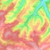 Mappa topografica Stuppach, altitudine, rilievo