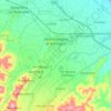 Mappa topografica Santarcangelo di Romagna, altitudine, rilievo