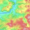 Mappa topografica Pelm, altitudine, rilievo