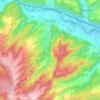 Mappa topografica Merxheim, altitudine, rilievo
