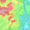 Mappa topografica Lottstetten, altitudine, rilievo