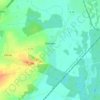 Mappa topografica Pätow-Steegen, altitudine, rilievo