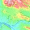 Mappa topografica Buccino, altitudine, rilievo