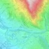 Mappa topografica Fillinges, altitudine, rilievo