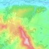 Mappa topografica Gurteen, altitudine, rilievo