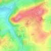 Mappa topografica Wülfte, altitudine, rilievo