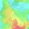 Mappa topografica Коуровка, altitudine, rilievo