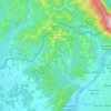 Mappa topografica San Floriano del Collio, altitudine, rilievo