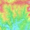 Mappa topografica Mele, altitudine, rilievo